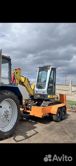 Прицеп трал (тяжеловоз) Тэмбо ПТСТ 2х3,5, 2007