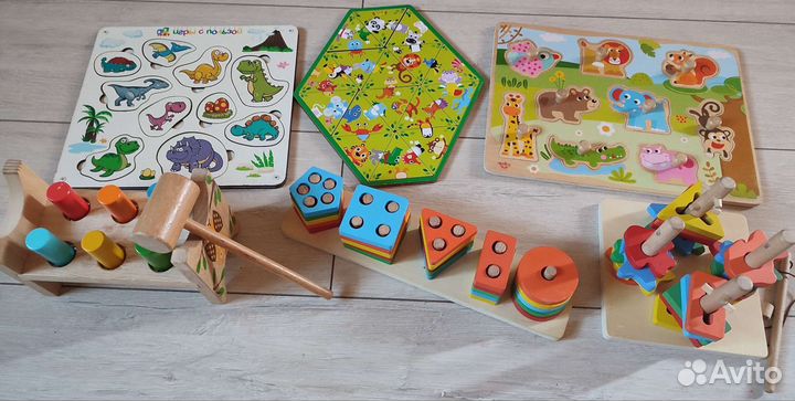 Развивающие игрушки пакетом