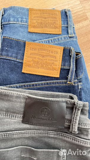 Джинсы massimo dutti и levis