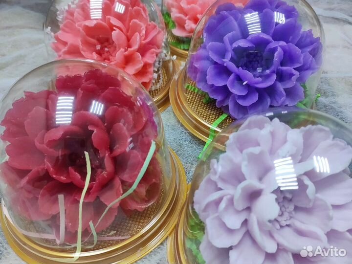 Цветы из мыла