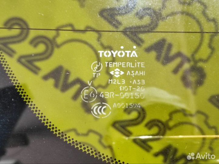 Дверь задняя задняя Toyota Harrier GSU30 2grfe