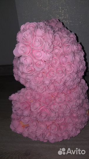 Мишка из роз 40 см