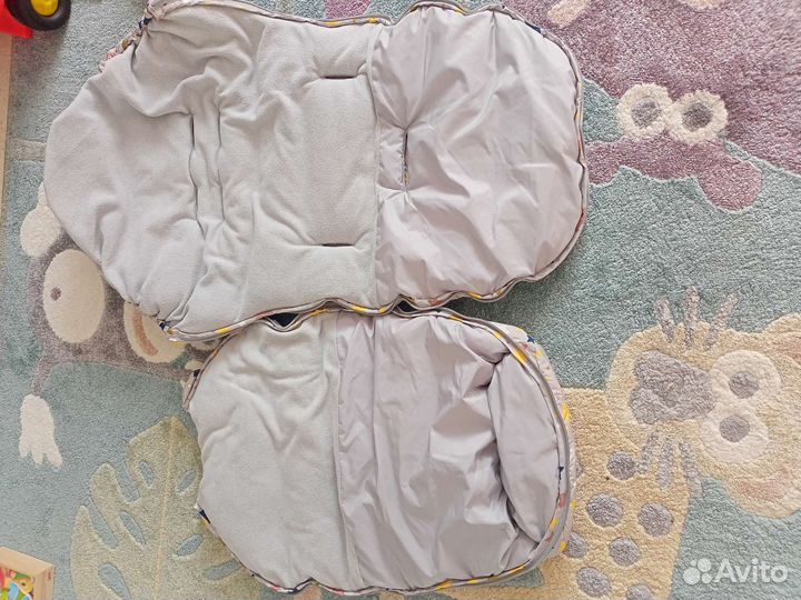 Зимний конверт в коляску mansita