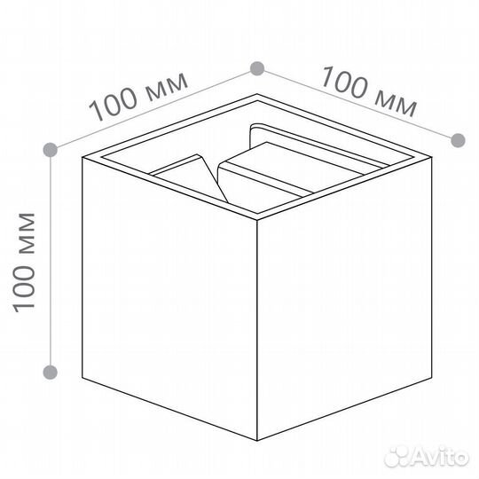 Светильник на стену уличный DH012 11870 48098