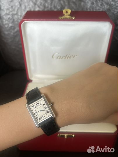 Женские часы Cartier Tank оригинал