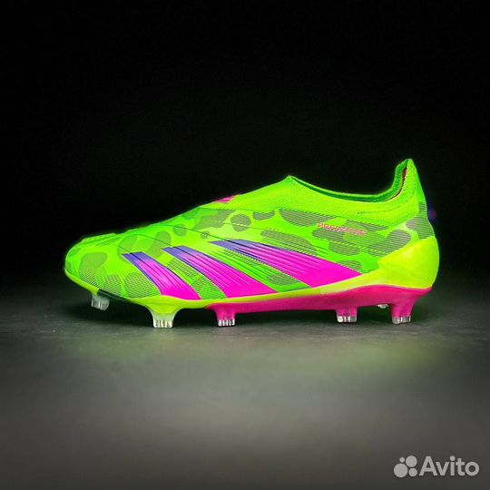 Бутсы Adidas Presator FG кислотные