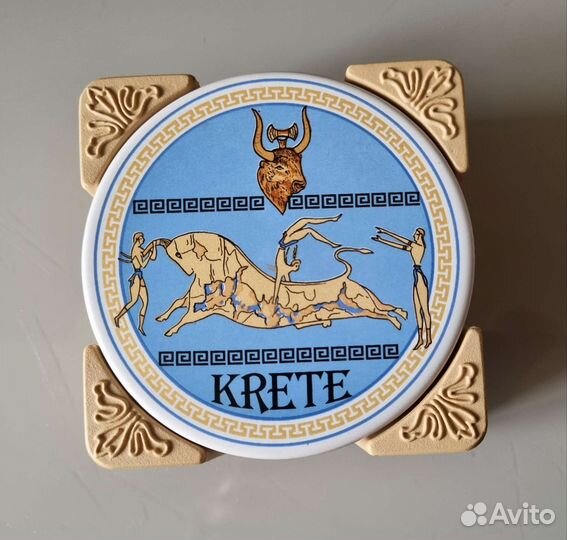 Подставки из керамики Греция набор 6ш