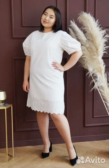 Платье шитье plus size 52