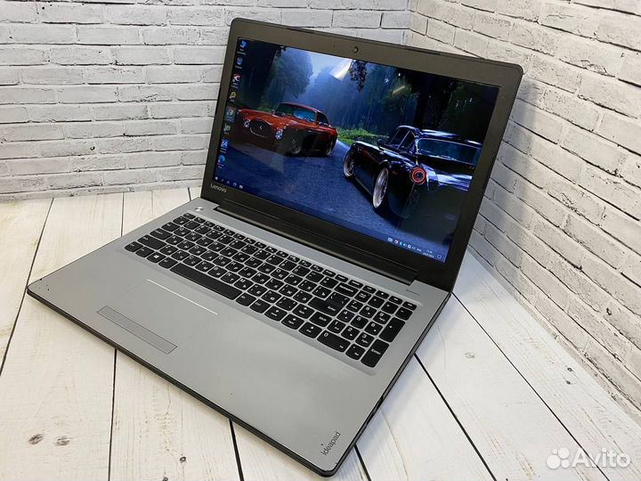 Игровой ноутбук Lenovo 8Gb/240SSD/2видеокарты/FHD