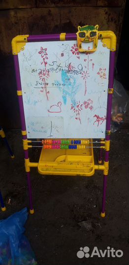 Доска ученическая для рисования детская