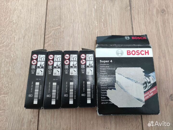 Комплект свечей зажигания Cruze, Astra J, Z18XER