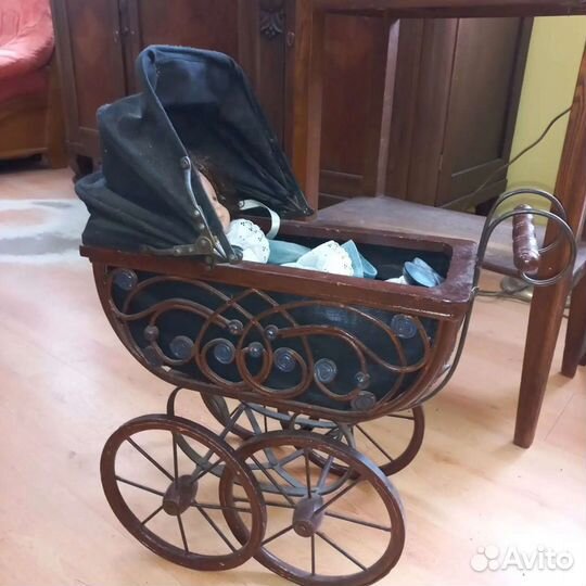 Старинная Коляска для кукол