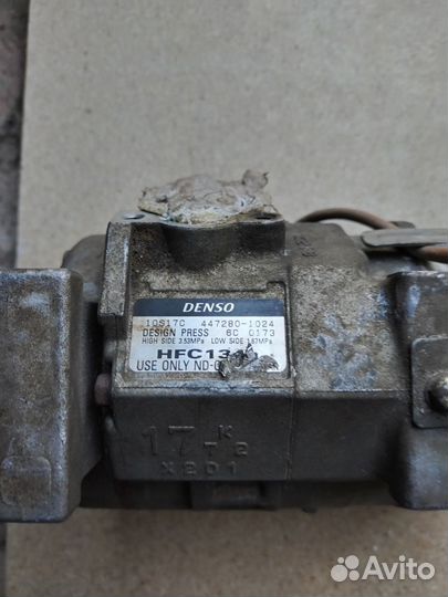 Компрессор кондиционера оригинал Прадо 150