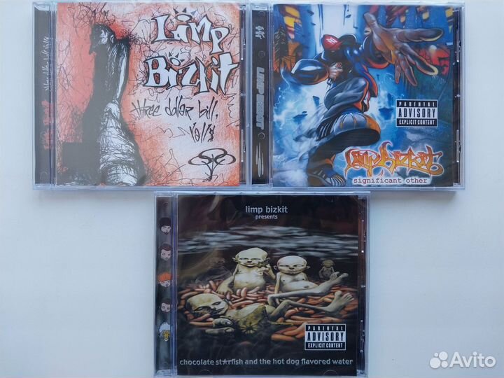 CD диски Linkin Park, Limp Bizkit, The Offspring