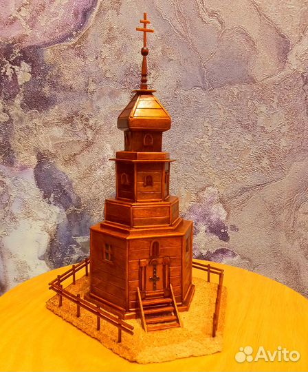 Макет старинной церкви, часовня