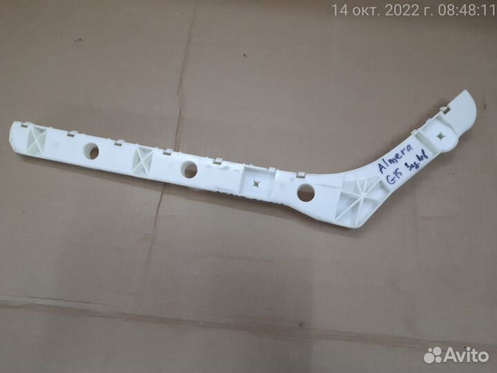 Кронштейн заднего бампера almera G15 левая