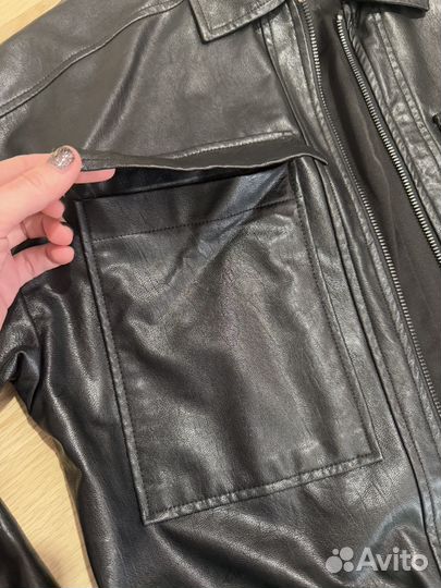 Кожаная куртка love republic s