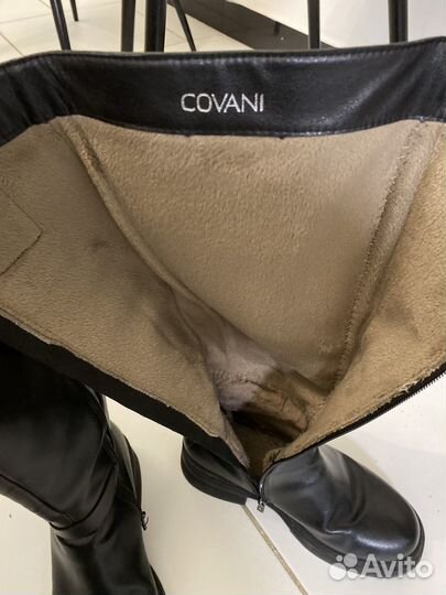 Сапоги кожаные зимние 39