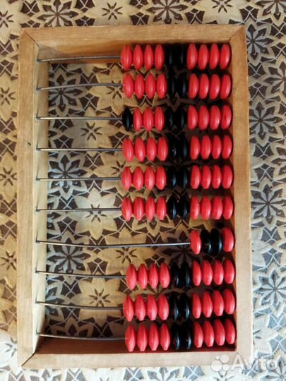 Счеты деревянные