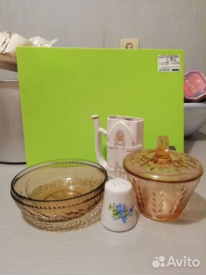 Салатник, сахарница, солонка