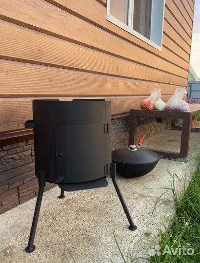 Печь - Очакъ под чугунный казан 8-10л; 12л; 16л