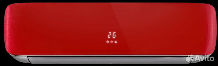 Кондиционер черный, золотой, красный, серый