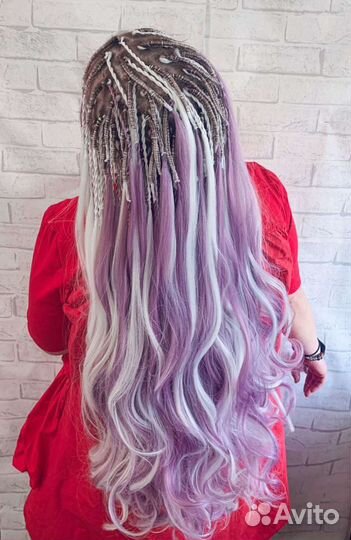 Афрокосы, дреды