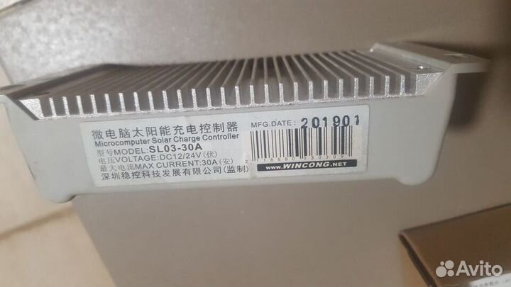 Контроллер заряда солнечных батарей Wincong SL03