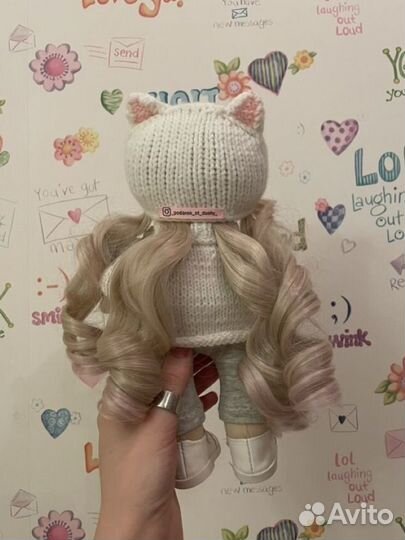 Текстильная интерьерная кукла