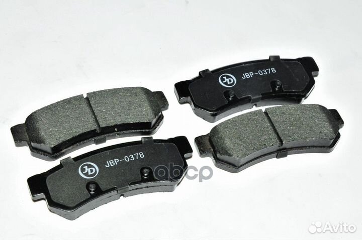 Колодки тормозные 2 JBP0378 Just Drive