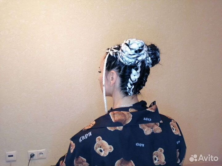 Афрокосы прически с канекалоном и афрорезинки