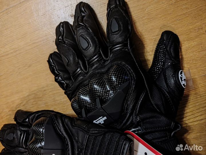 Мотоперчатки кожаные
