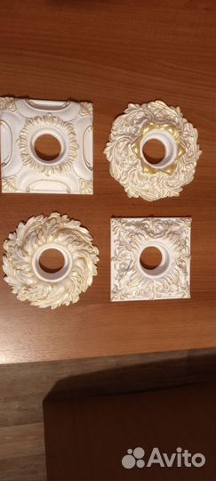 Гипсовый светильник