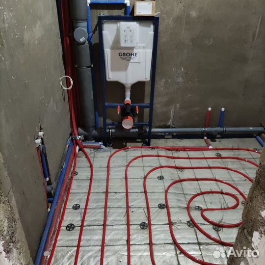 Водяной теплый пол, монтаж систем отопления