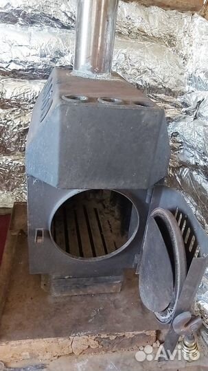 Печка буржуйка на дровах