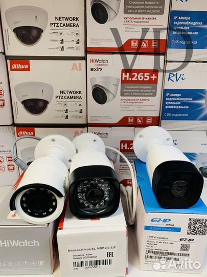 Камеры видеонаблюдения аналоговые 2мп TVI AHD CVI