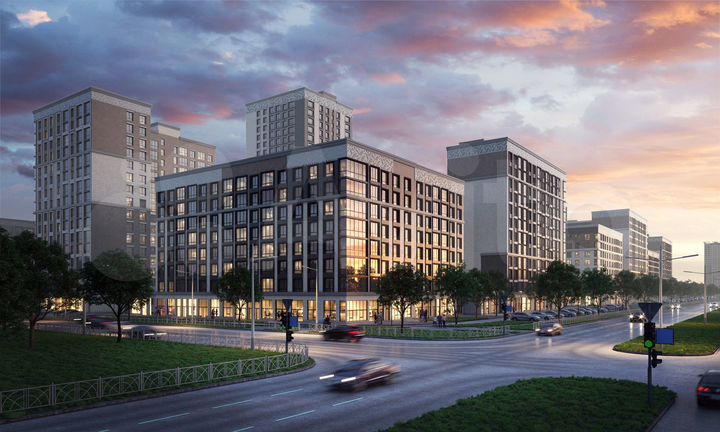 1-к. квартира, 40 м², 9/12 эт.