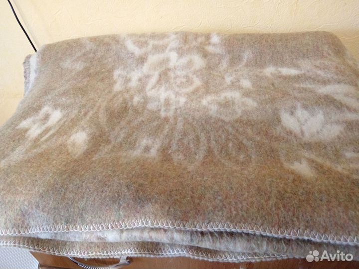 Одеяло шерстяное СССР 1,5 спальное