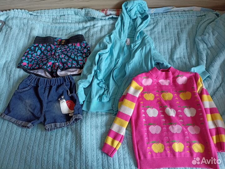 Вещи пакетом для девочки 116 122