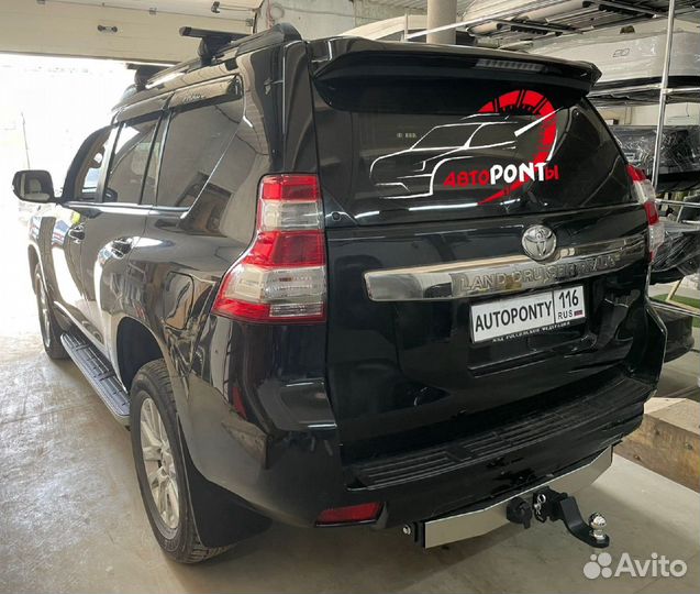 Фаркоп лк Прадо 150 с нержавеющей пластиной