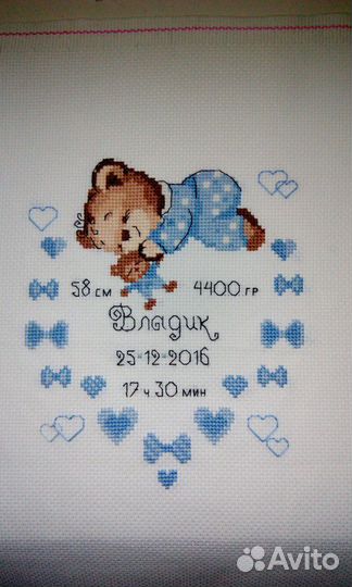 Вышивка крестом на заказ