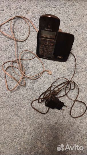 Домашний телефон phillips + panasonic
