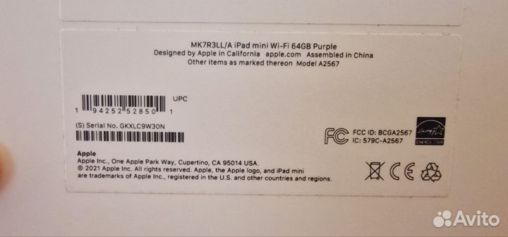 iPad mini 6 64 GB Wi fi