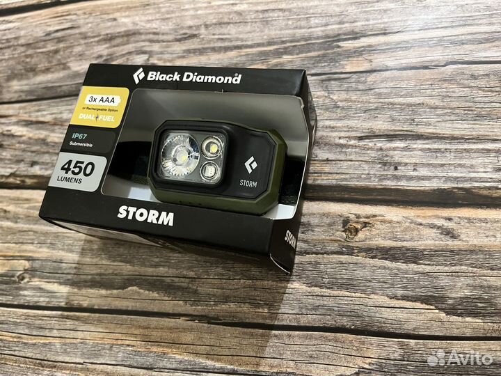 Налобный фонарь Black Diamond Storm 450 RGB