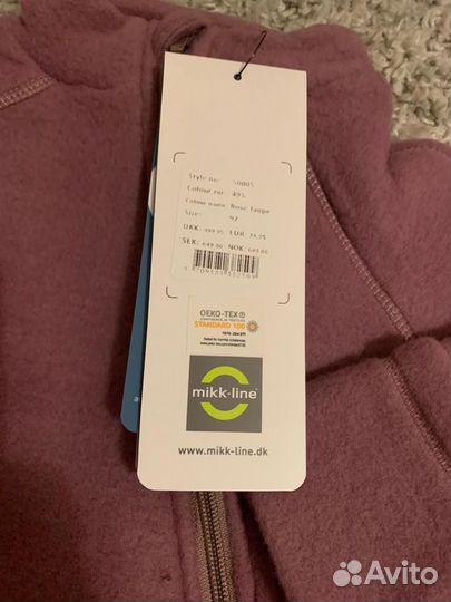 Шерстефлис 92 mikk-line легкое и теплое