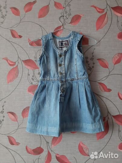 Джинсовое платье для девочки