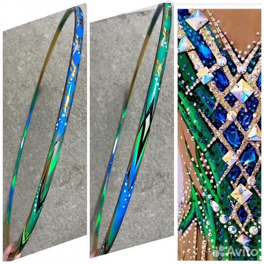 Обмотка, аэрография обручей и булав