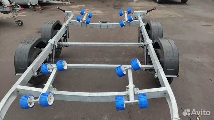 Прицеп для лодки мзса 81773G исп.023 (ролики)