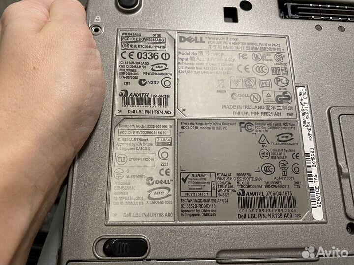 Ноутбук dell latitude D 620