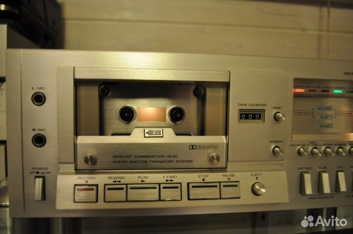 Кассетная дека sanyo RD-5370 3 головки,japan,220v